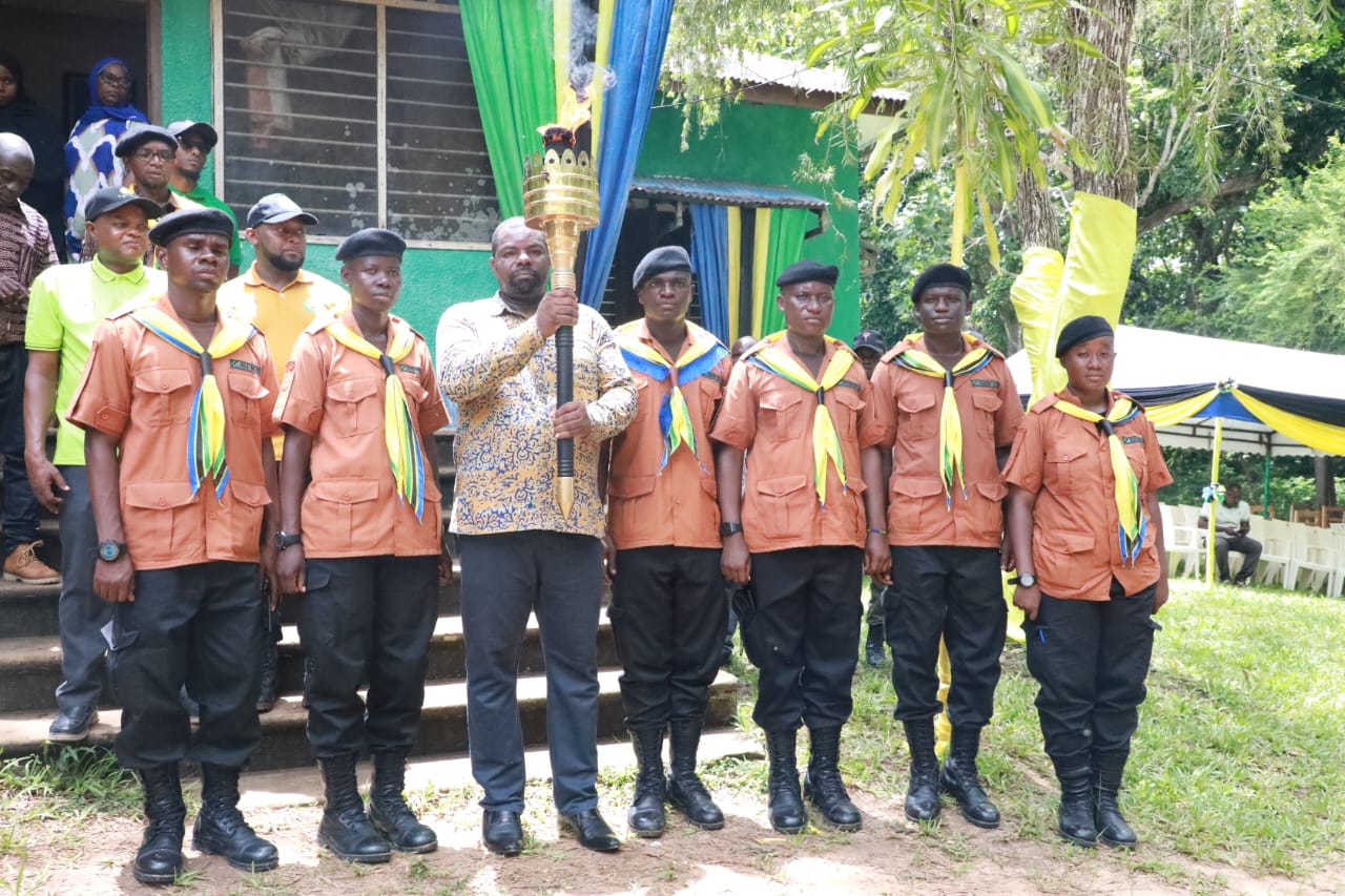 Waziri wa Kilimo Mhe. Suleiman Masoud Makame Ashiriki Mbio za Mwenge wa Uhuru 2026 Katika Hifadhi ya Masingini Wilaya ya Magharibi "A" Unguja.